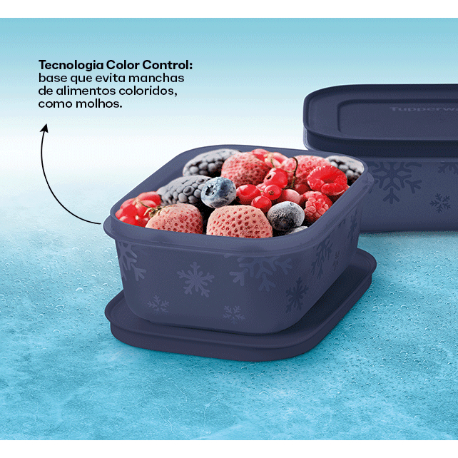 Tupperware Original Freezer Line 450ml Pote Para Freezer Congelador Maleável, Não Racha