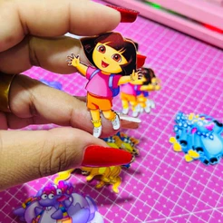 Apliques Dora A Aventureira Tags Para Festa Infantil Topo De Docinho Scrapbook Personalizados Festas Infantil Decoração