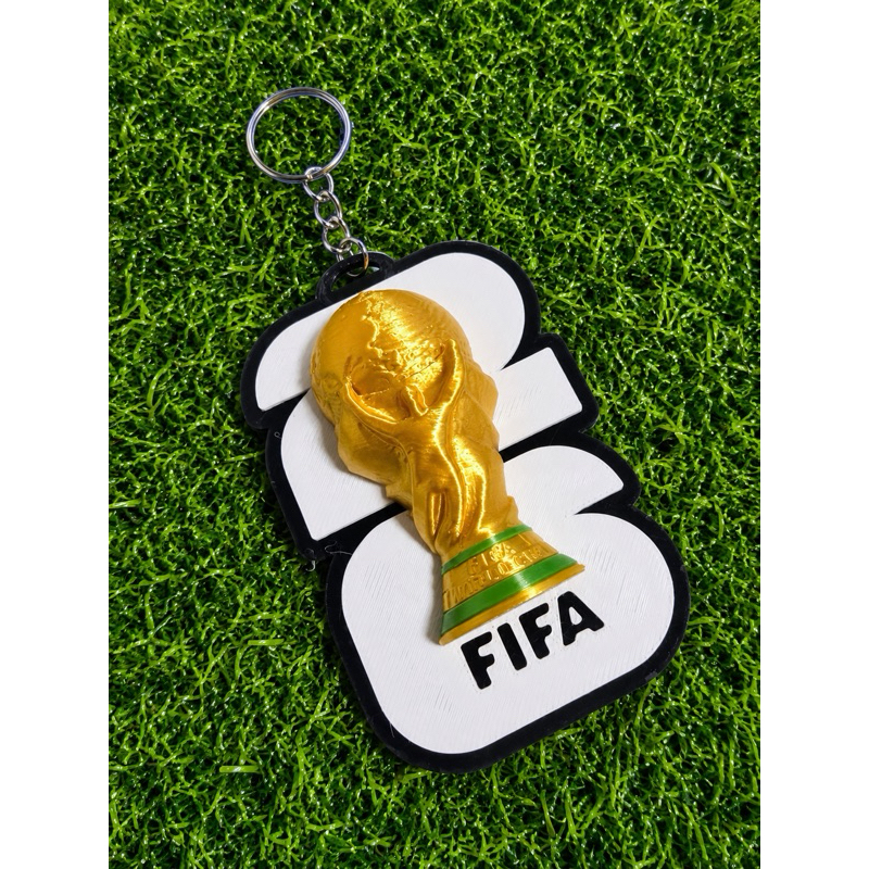 kit 10 🏆 Chaveiro Taça FIFA 2026 – Impressão 3D Exclusiva
