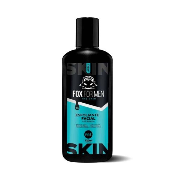 ESFOLIANTE FACIAL PRÉ-BARBA THE SKIN - FOX FOR MEN 120ML | LIMPEZA PROFUNDA E RENOVAÇÃO DA PELE