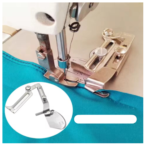 Aparelho Curvador de Viés 3/8" para Máquina de Costura Industrial Reta (Lockstitch)