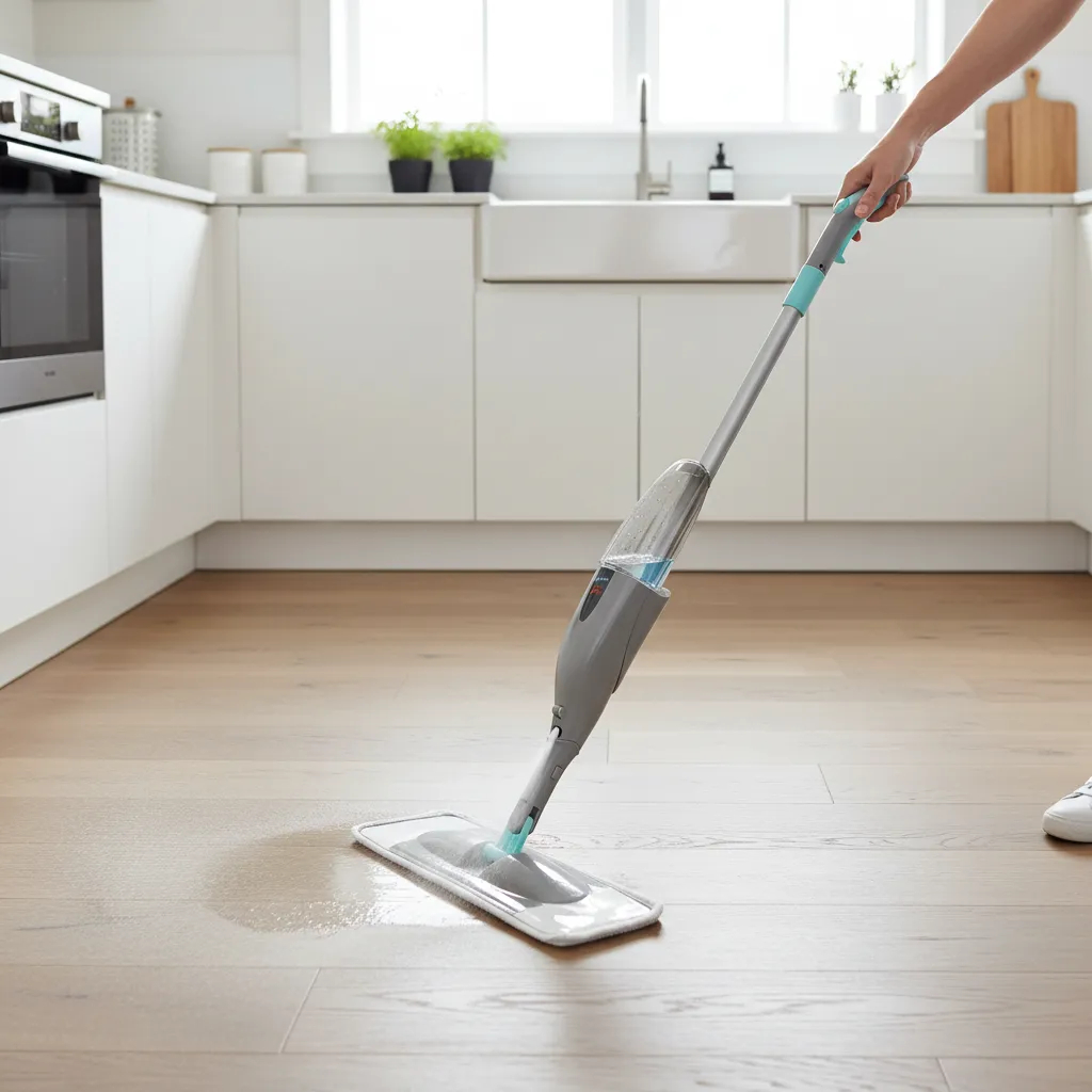 Mop spray resevatório rodo mágico portátil para sua casa
