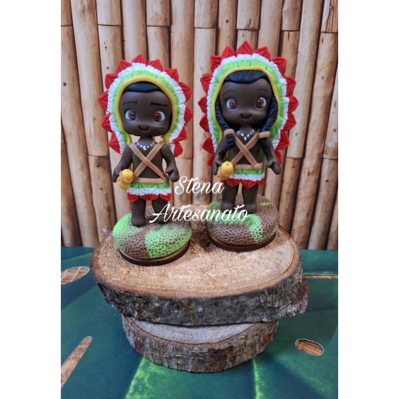 Escultura de casal de Cabloco