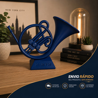🔵 TROMPA AZUL • HOW I MET YOUR MOTHER • 15CM • ESTATUETA DECORATIVA • CULTURA POP • COLECIONÁVEL