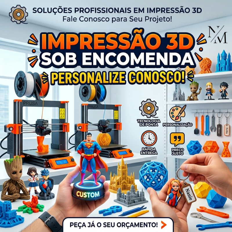 Impressão 3D Personalizada Figura Peça Decoração Presente Único Geek Qualquer Modelo Envie Sua Ideia
