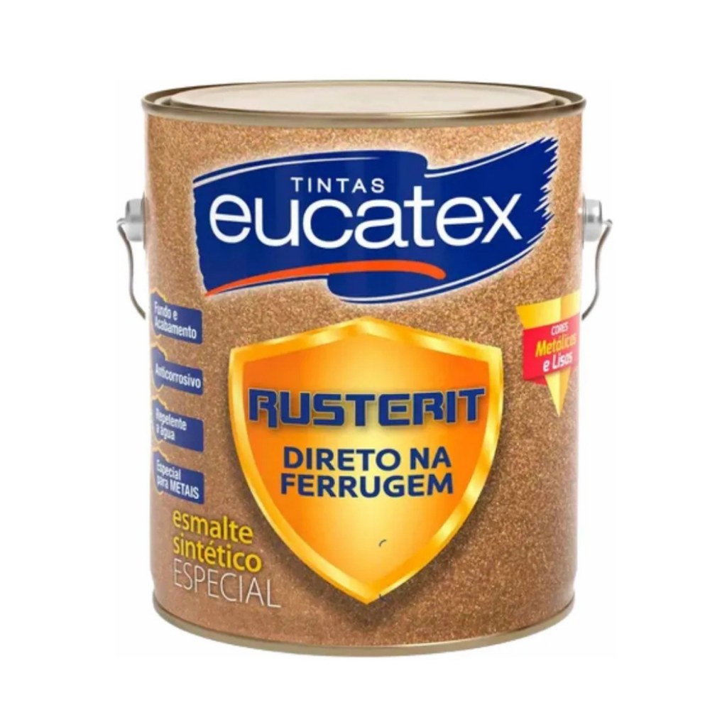 Rusterit Eucatex Esmalte Direto Na Ferrugem Alta Tecnologia 3 Lts