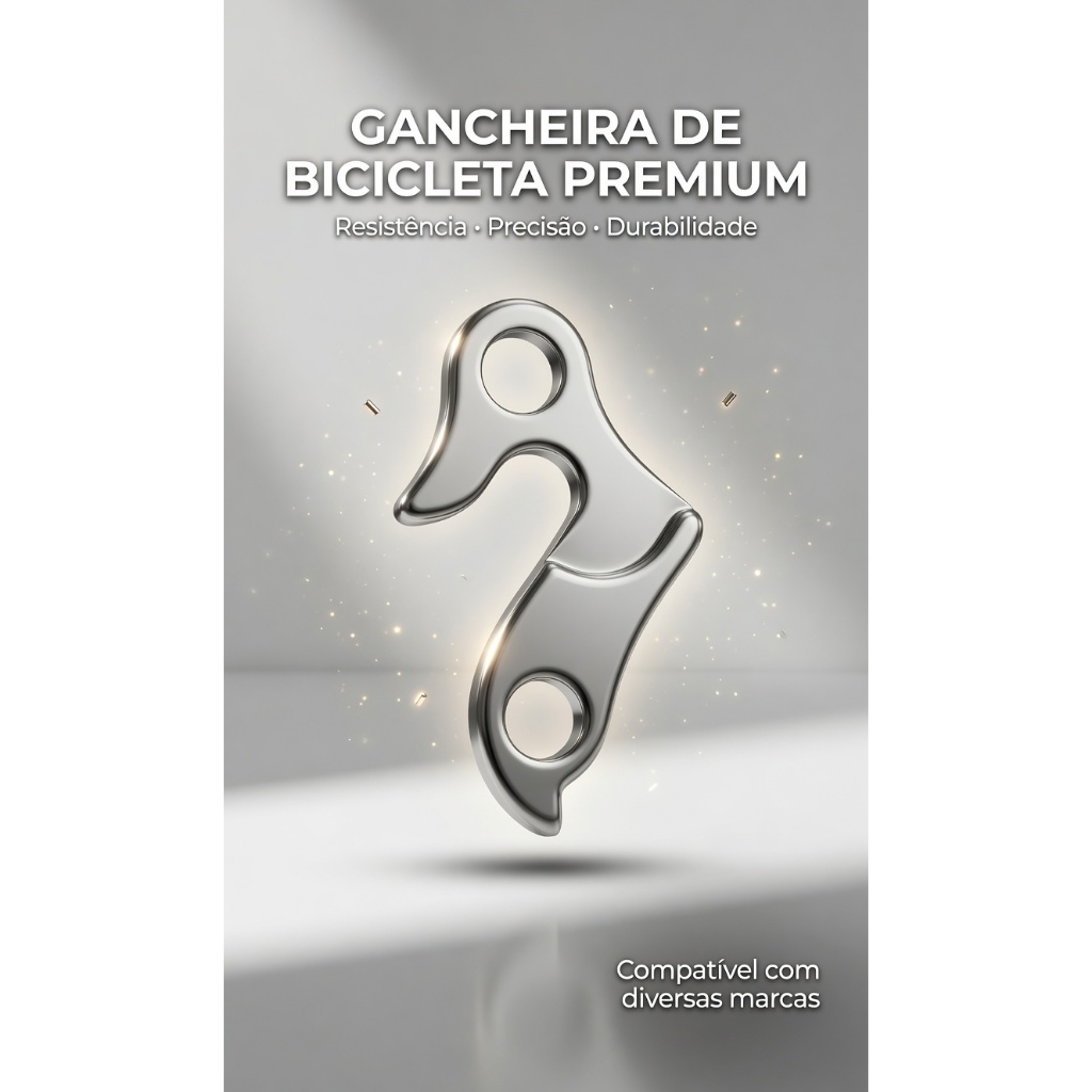 Gancheira Compatível com Quadro Bike Caloi/high/one/venzo/gts/tsw/soul Bicicleta