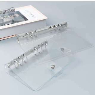Folhas soltas A5/A6 Capa transparente de PVC com 6 furos 2250