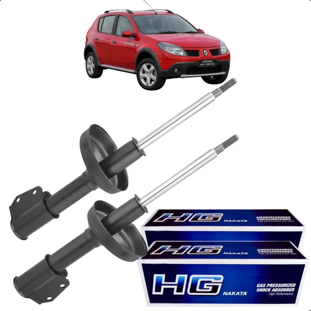 Par Amortecedor Dianteiro Sandero Stepway 2008 2014