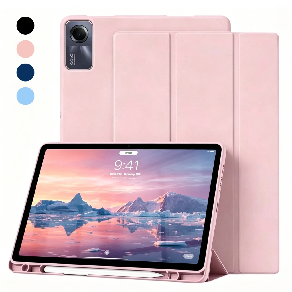 Capa Capinha Para Tablet Xiaomi Redmi Pad SE 11 – Slot Caneta Sono Automático Antichoque