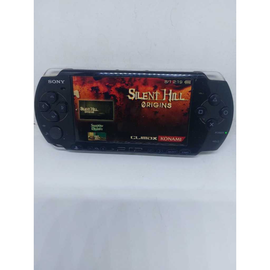 psp 3001 d.e.s.t.r.@.d.@ com 16 gbs com jogos de psp e ps1 com carregador