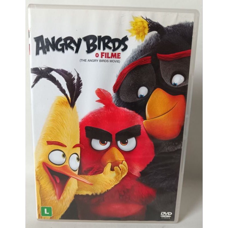 DVD Angry Birds O Filme Dublado filme desenho infantil animação clássico colecionador