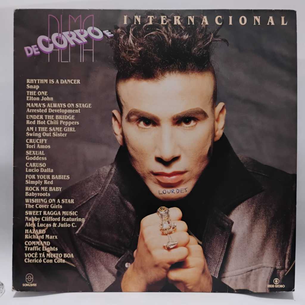 LP NOVELA - DE CORPO E ALMA INTERNACIONAL.  - ENVIO EXPRESSO E BEM PROTEGIDO !