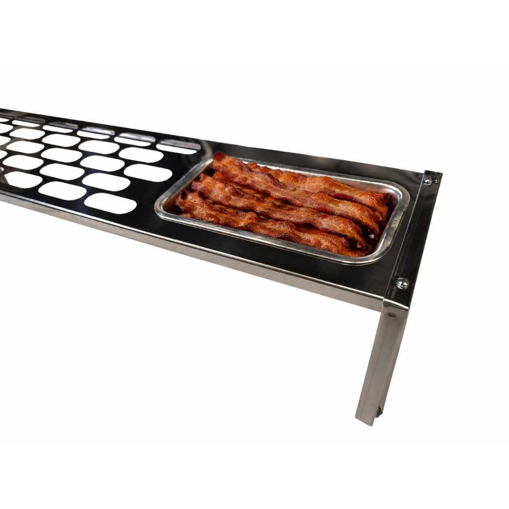 Detalhes do GRELHA PARA DESCANSADOR DE HAMBURGUER E CIA INOX 80 CM COM FORMA
