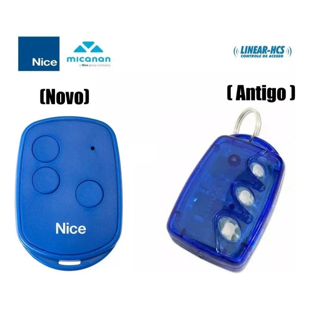 Controle Remoto Tx 3tb Nice Peccinin Linear hcs 3 Botões Original
