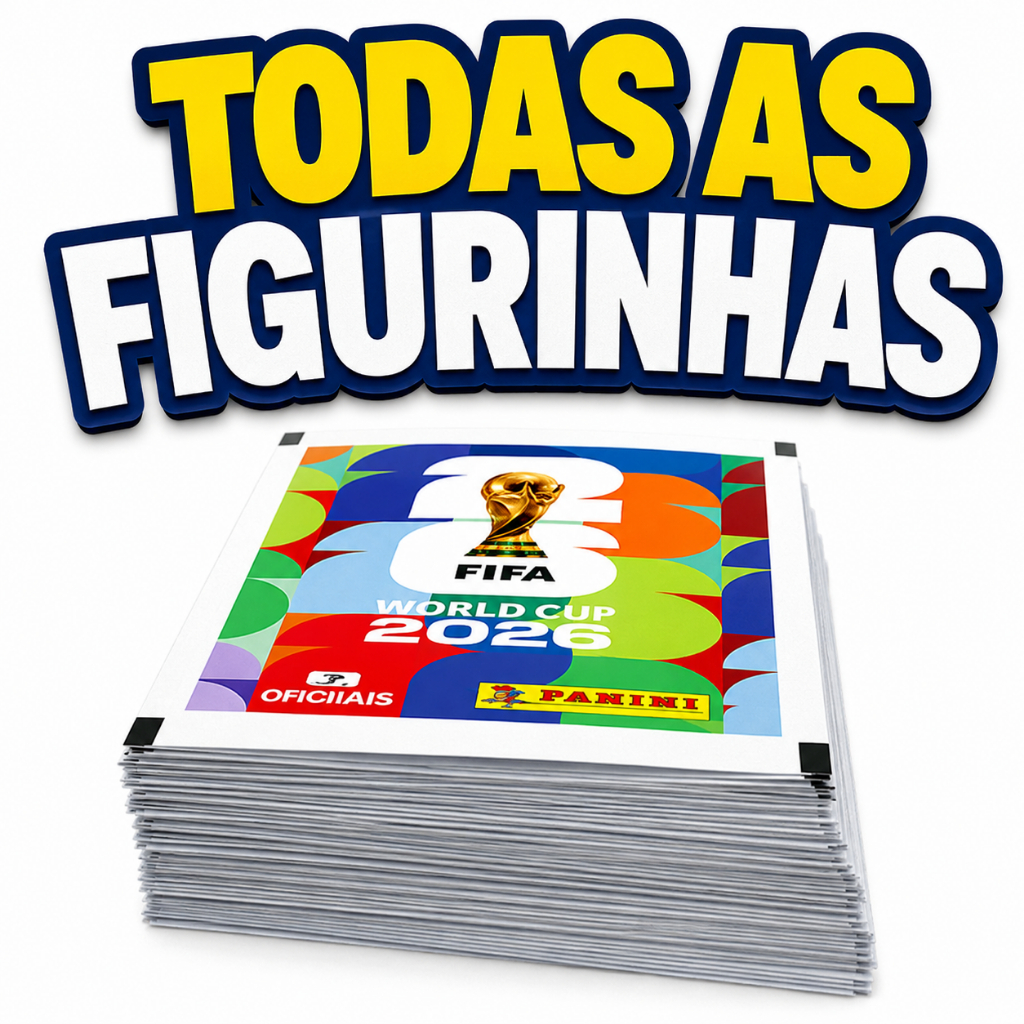Figurinhas da Copa do Mundo 2026 - Todas as +900 figurinhas
