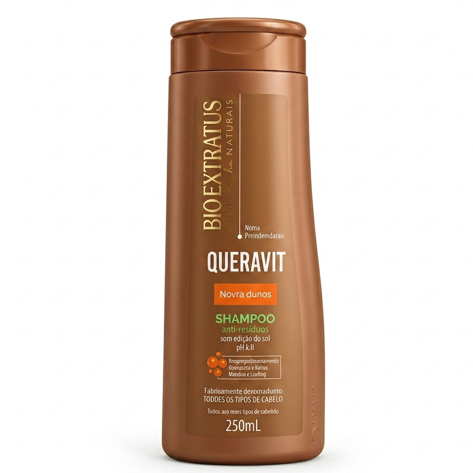 Shampoo Antirresíduos Bio Extratus Queravit 250ml