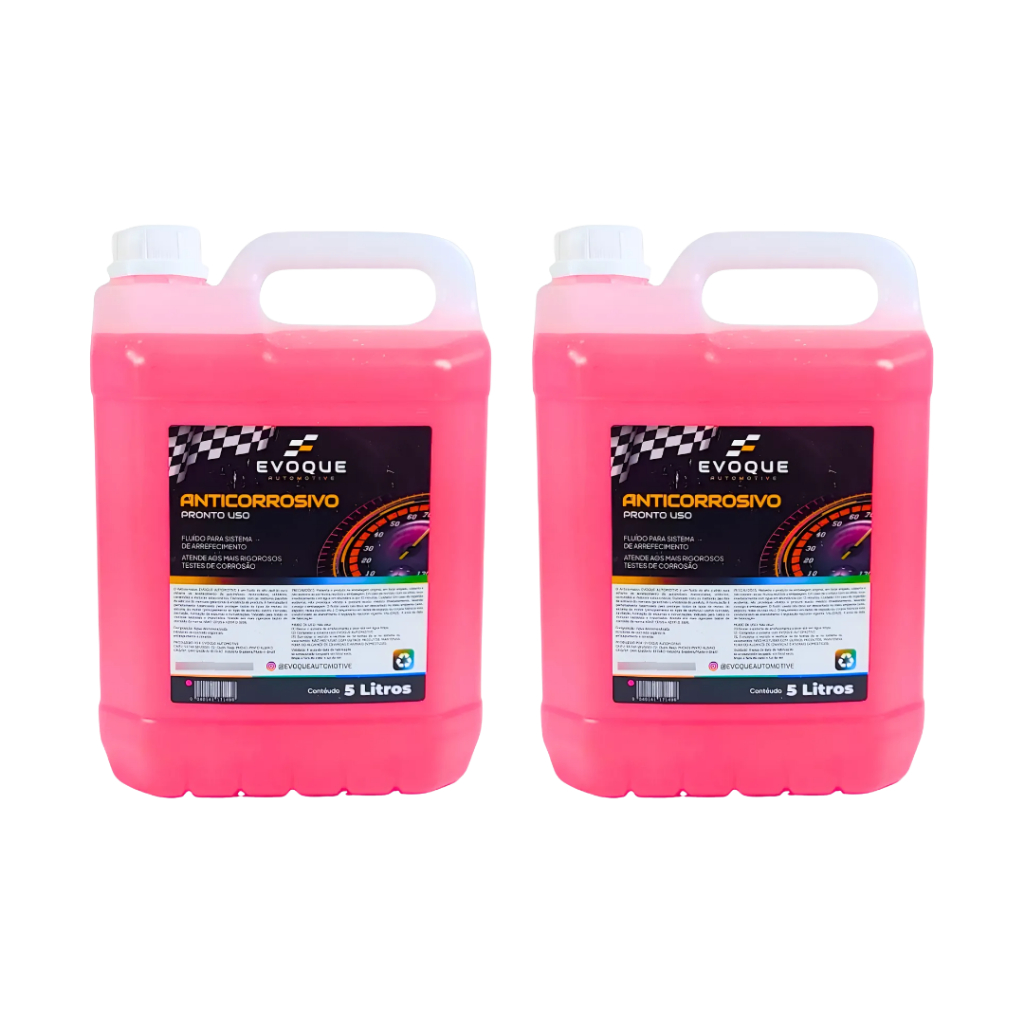 10 litros aditivo rosa diluido pronto para uso maxiauto 2 galões de 5 litros