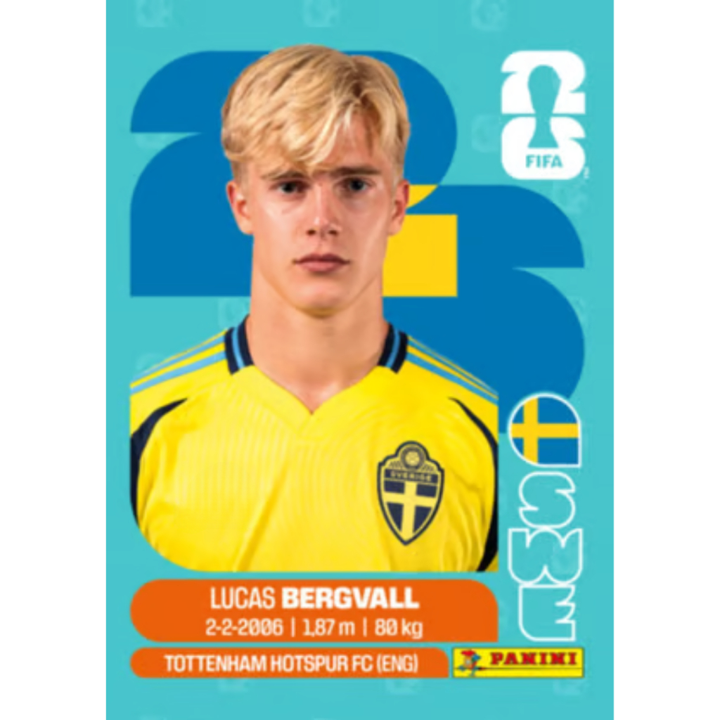 Figurinha Seleção Suécia Avulso Álbum Copa Mundo 2026 - SWE - Original