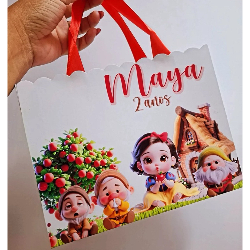 Sacolinha Personalizada Sacolinhas para Lembrancinhas PEGUE E MONTE (TODOS OS TEMAS)