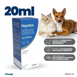 Hepatox Provets para Cães e Gatos - 20 mL
