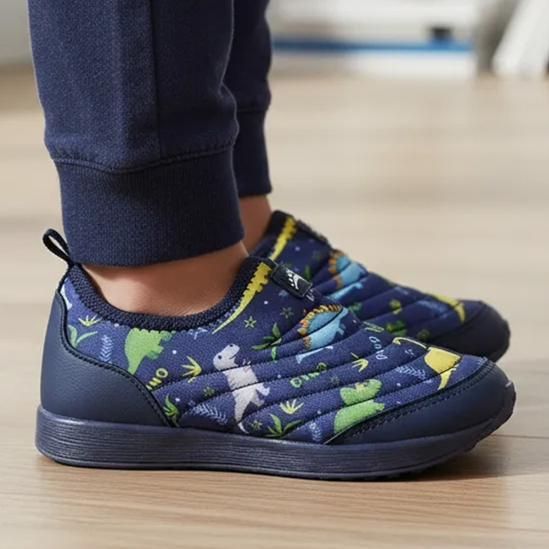Tênis Infantil Ortopasso Jogging Menino Masculino Menina Feminino Calce Fácil Escolar Enfiar o Pé