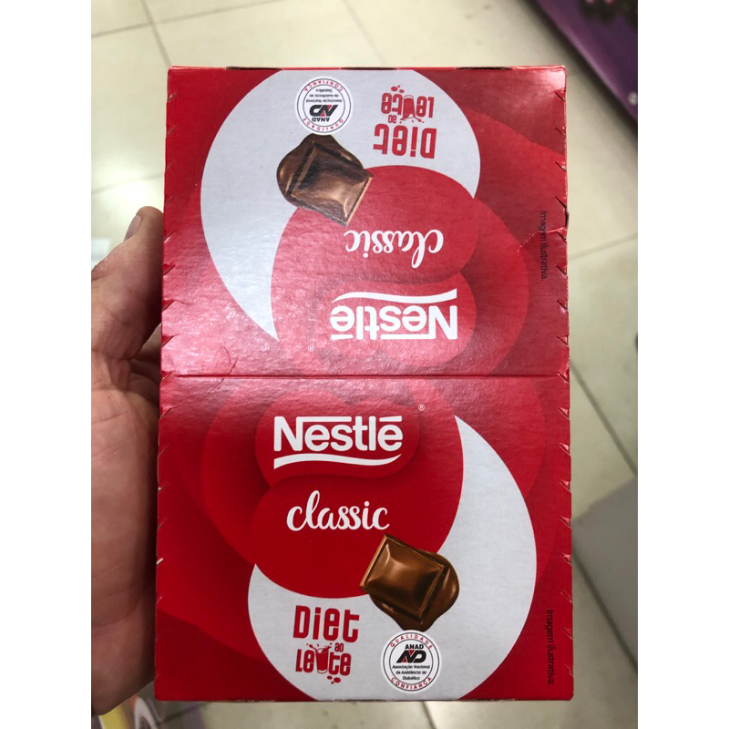 Chocolate Classic Diet Ao Leite C/22 Unidades X 25g - Nestlé