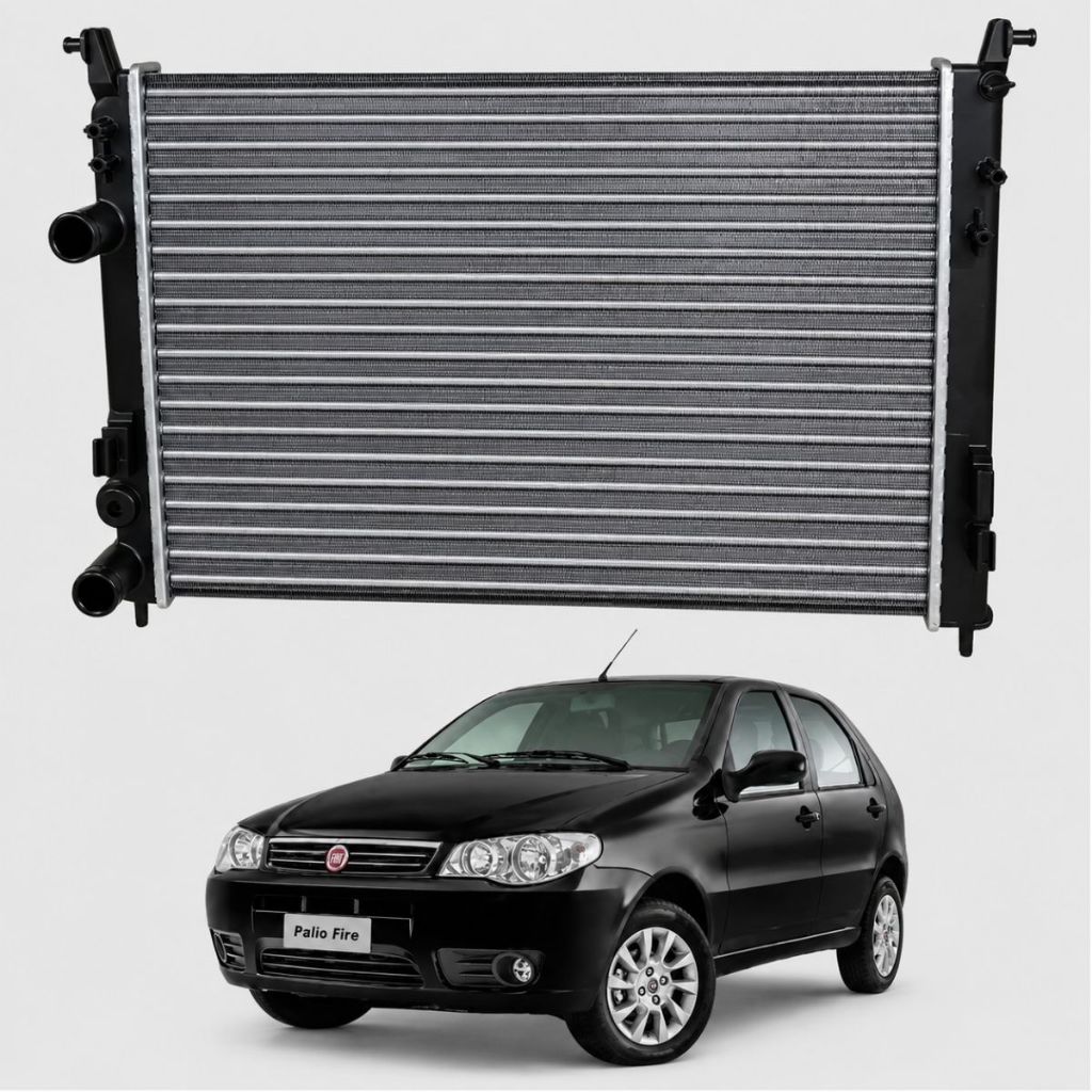Radiador Agua Euro Linha Fire Fiat Palio Siena Idea Strada 1.0 a 1.4