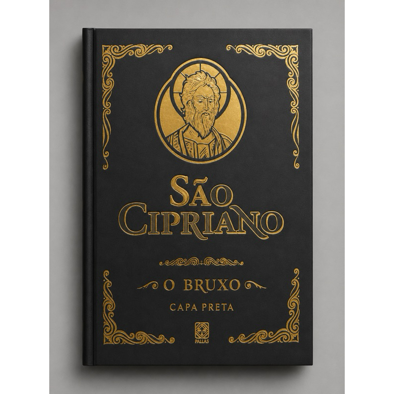 São Cipriano - O Bruxo (Capa Preta) - Livro de História Espiritual e Religiosa
