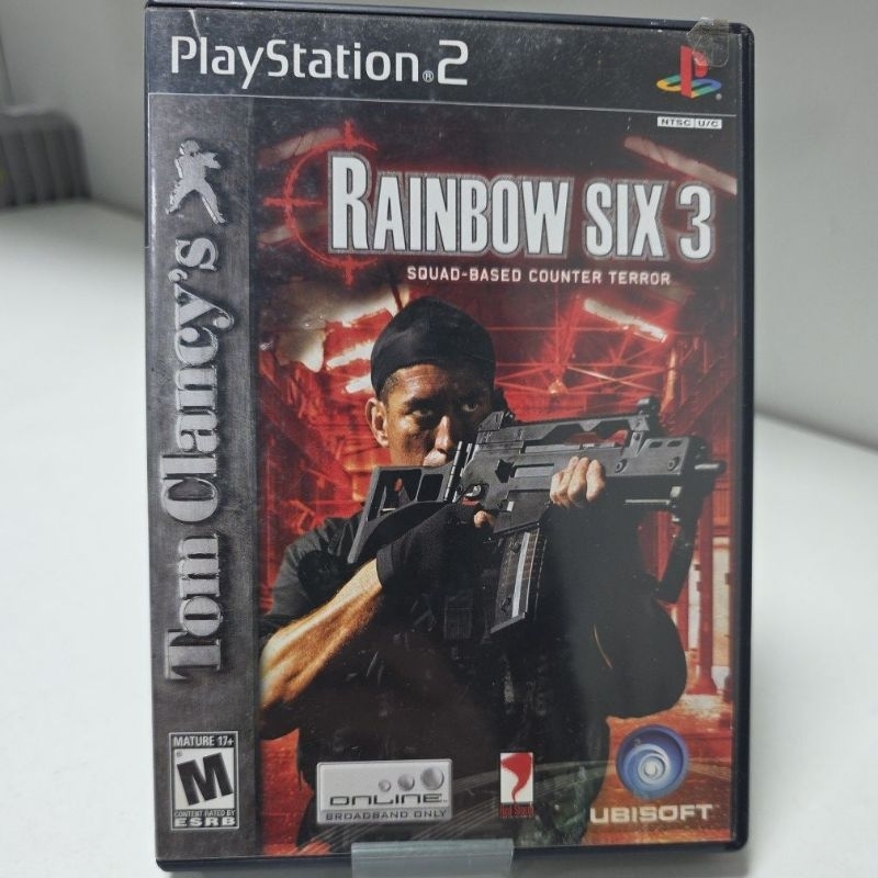 TOM CLANCY'S RAINBOW SIX 3 SQUAD-BASED COUNTER TERROR PS2 ORIGINAL PLAYSTATION 2