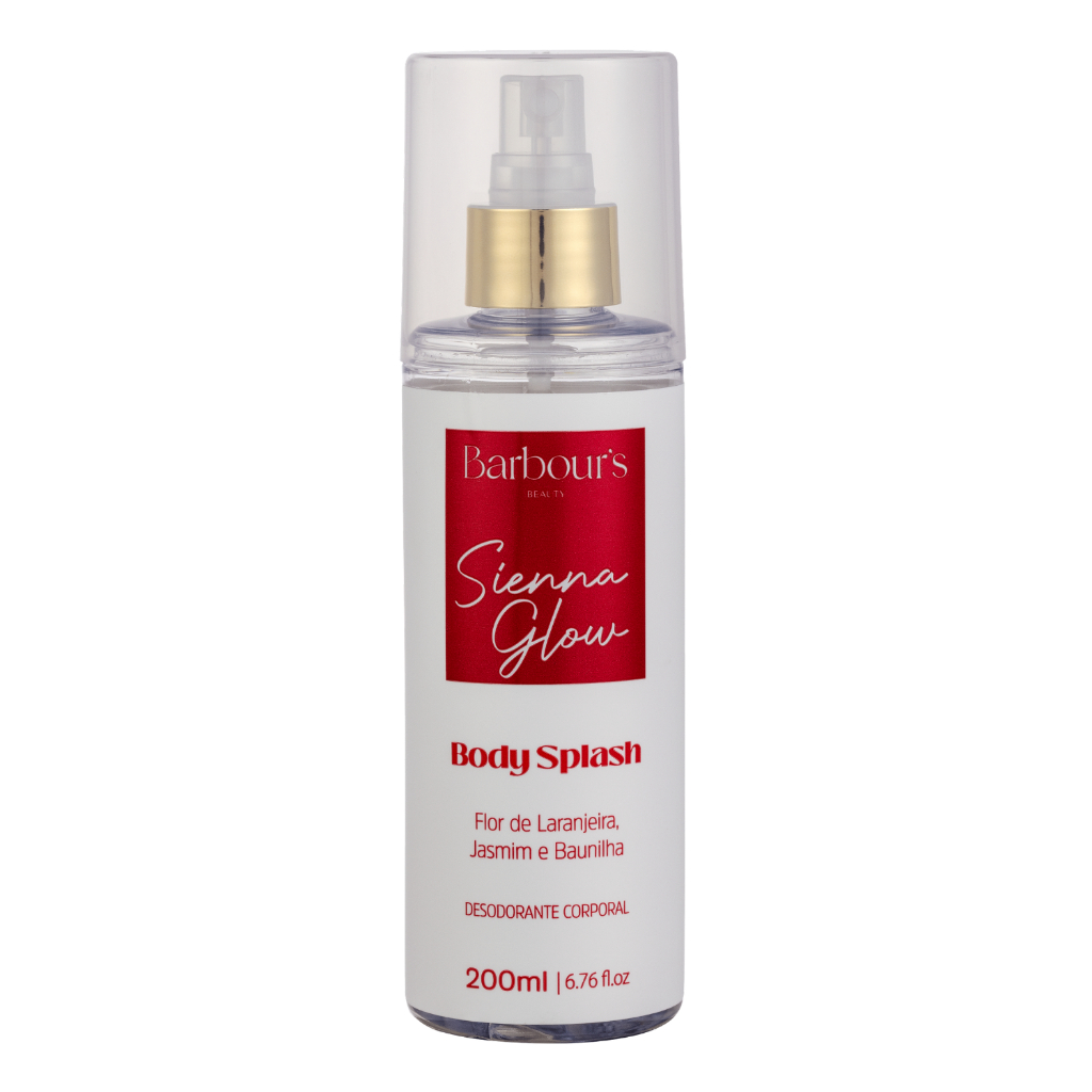 Imagem Body Splash Sienna Glow Barbour's Beauty 200ml Fragrância Sofisticada Desodorante Corporal Colônia