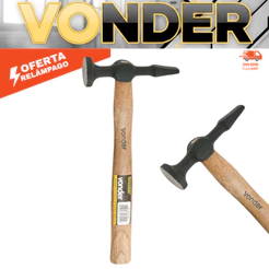 Martelo Aço Funileiro Chapeador Pena Atravessada Vonder Resistente Oferta