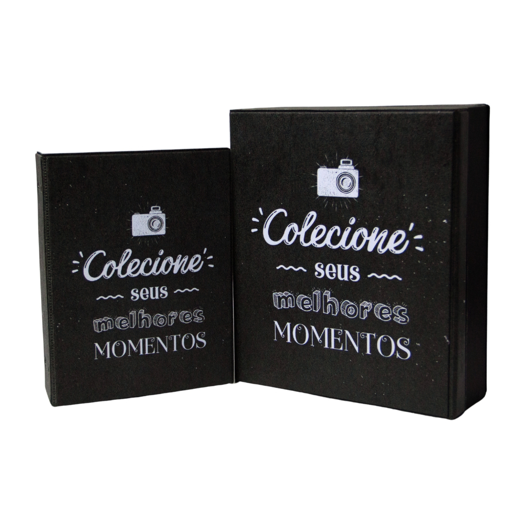 Álbum com Estojo magnético para fotos 10x15 para 500 fotos - Viagens & Memórias