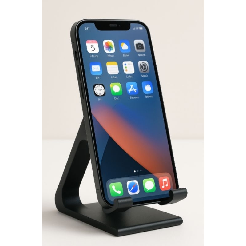 Suporte para Celular de Mesa – Universal | Compacto, Resistente e Moderno