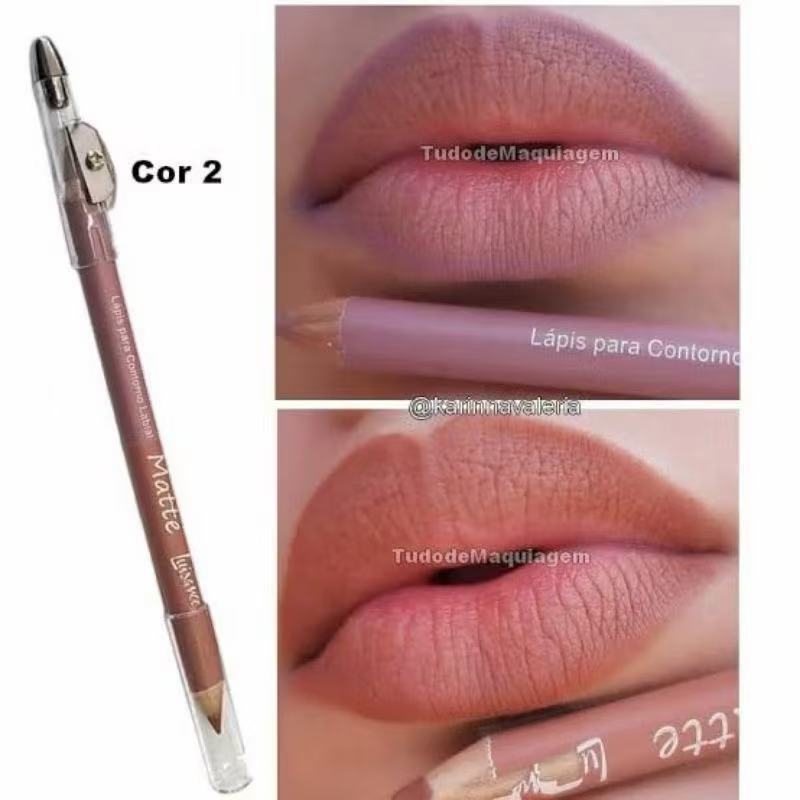 kit com 4 lápis para contorno labial 2 em 1 luisance L852 — imagem 2 de 2