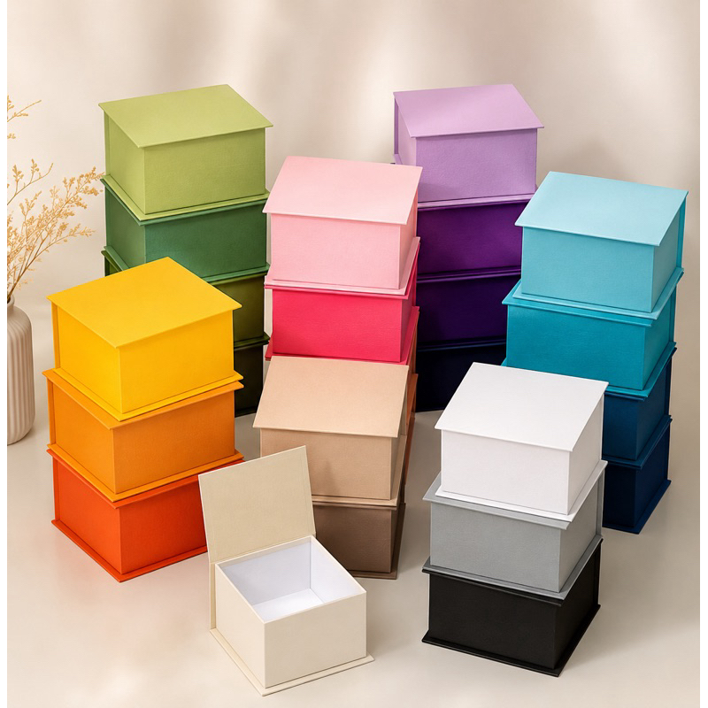 Caixas Para Presente 8x8x5 Coloridas | Tampa Livro | ENVIO IMEDIATO