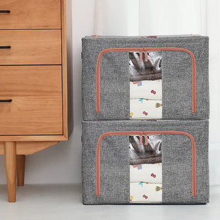 Caixa Organizadora Edredom Brinquedos Roupas Saco Organizador Guarda Roupa Dobrável Antimofo Zíper