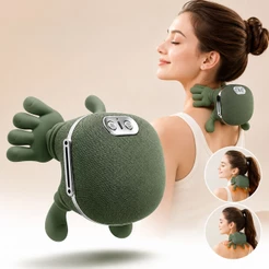 Massageador Cervical Pescoço Ombro 8 Pontos Aquecimento Elétrico Relaxamento e Alívio