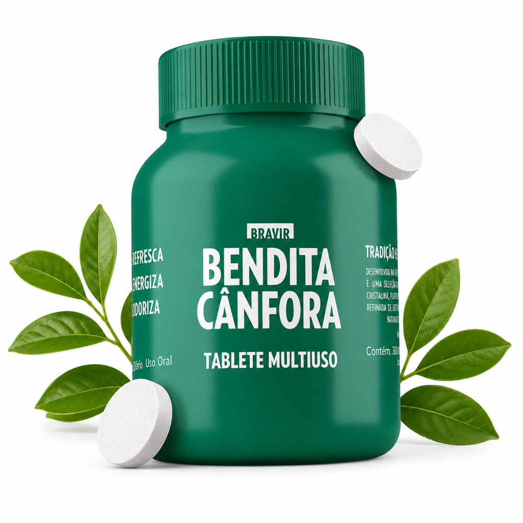 Bendita Cânfora Odorizante Multiuso Antimofo Antibolor Elimina Mal Cheiro - Frescor e Proteção