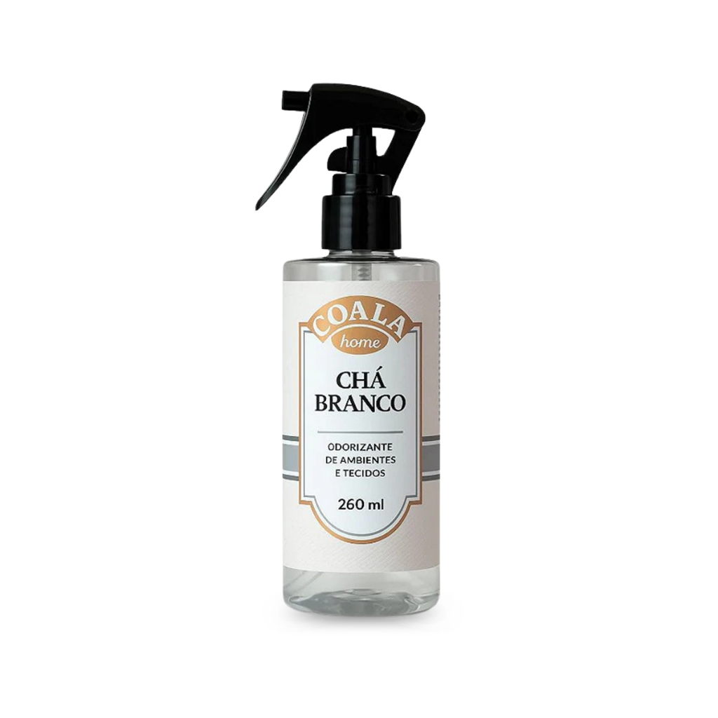 Odorizante de Ambientes e Tecidos Chá Branco 260ml Coala
