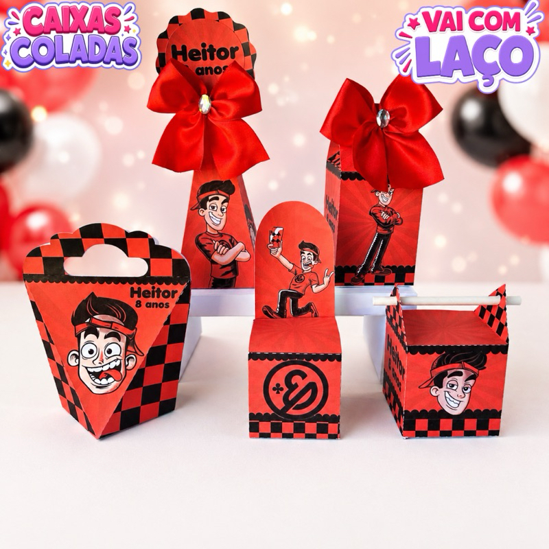 Kit Caixas Enaldinho Personalizados/Lembrancinha de Festa/Aniversário/Lembrancinha Festa Infantil
