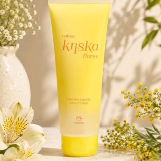 Sabonete Líquido Kriska Flores 125 ML Envio Imediato