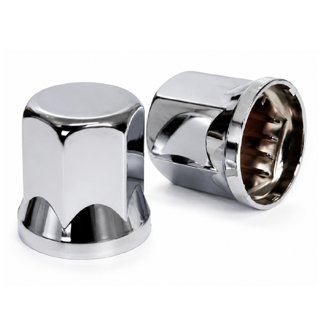 60 Capa Porca Roda Cromada Caminhão 32/33mm Sextavada