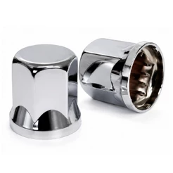 60 Capa Porca Roda Cromada Caminhão 32/33mm Sextavada