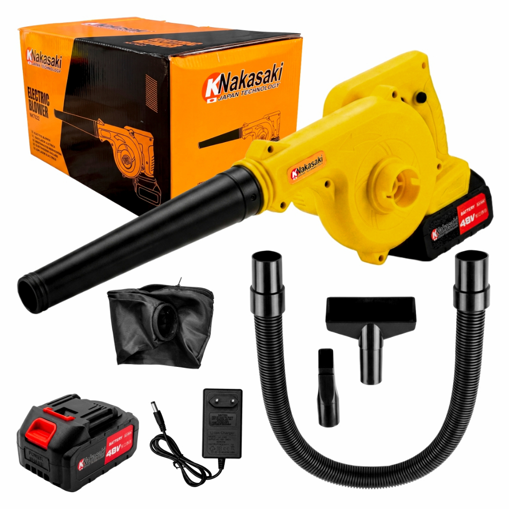 Soprador E Aspirador A Bateria 48v Nakasaki Completo Ideal Para Lavagem Detail L