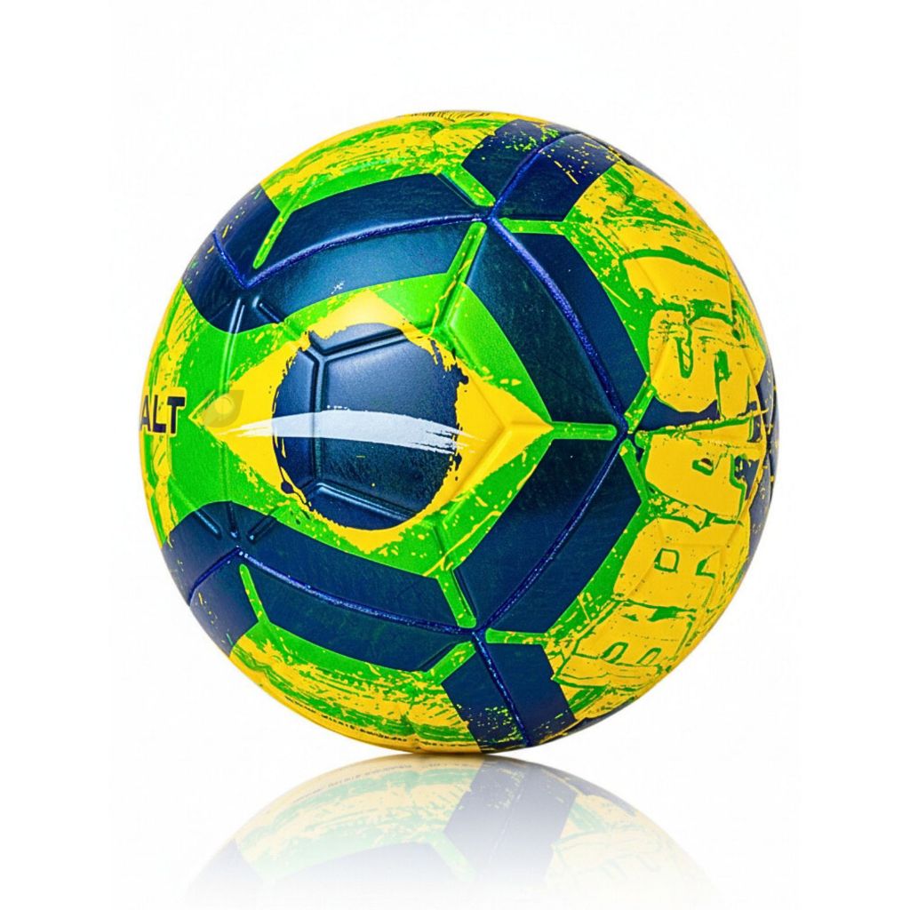 Bola de Futebol Brasil Campo Grama Sintética Suiço Resistente Treino Jogo Tamanho 5  - Original
