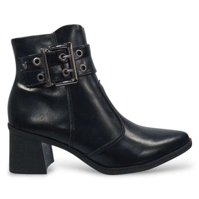 Bota Feminina Mississipi Cano Curto Salto Bloco Confortável ME311