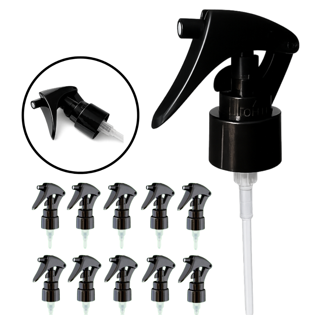 10 Válvulas Mini Gatilho Spray Borrifador Rosca 24/410