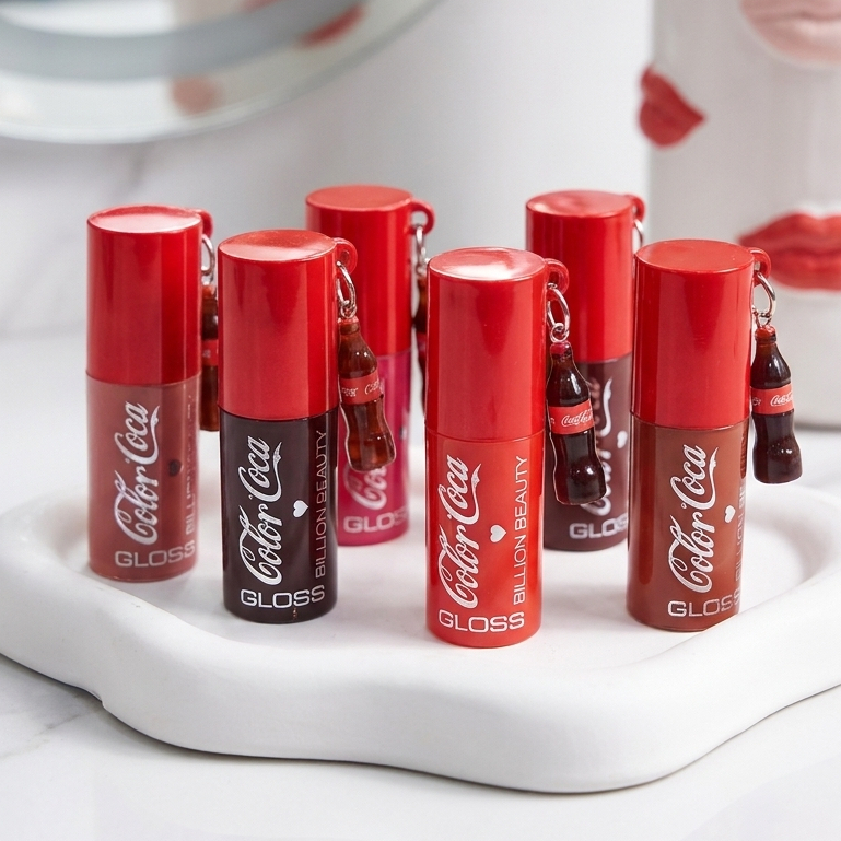 Gloss Labial Color Coca Billion Beauty Brilho Intenso Hidratante
