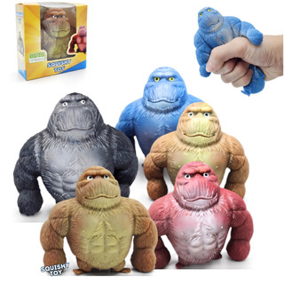 Brinquedo Macaco Squishy Kong  Indestrutível Que Estica e Esmaga Antiestresse